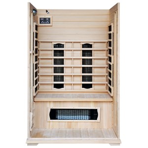 Narvik cabine de sauna luxe infrarouge 2 places