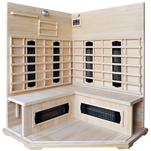 Narvik cabine de sauna luxe infrarouge 3-4 places