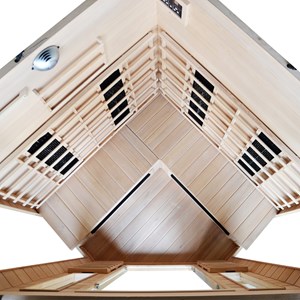 Narvik cabine de sauna luxe infrarouge 3-4 places