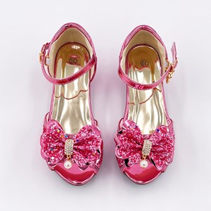 Chaussures de princesse à talon rose 33