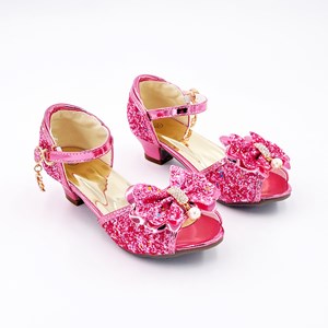Chaussures de princesse à talon rose 33