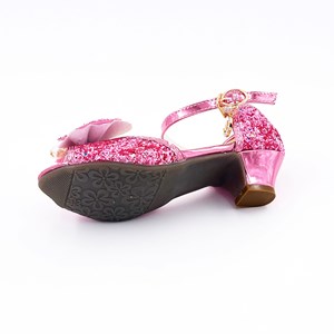 Chaussures de princesse à talon rose 33