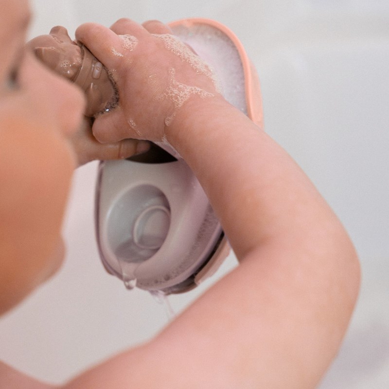 Jouet de bain made in france en matière recyclée bateau de mr renard