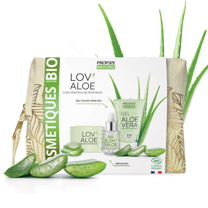 3 soins - trousse lov'aloe