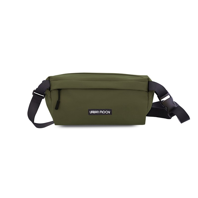 Sac banane vert kaki 4 l - résistant à l'eau