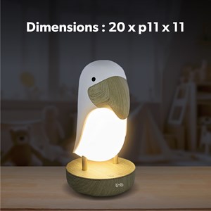 T'nb veilleuse toucan - lumière douce et sons relaxants pour des nuits calmes