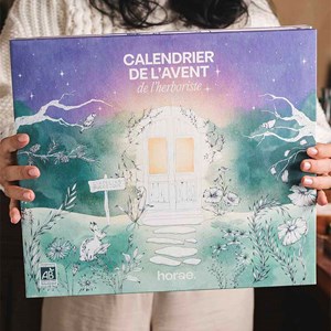 Calendrier de l'avent tisanes bio et bouquets à infuser