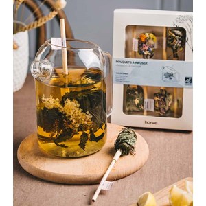 4 bouquets à infuser bio horae - coffret infusions bio