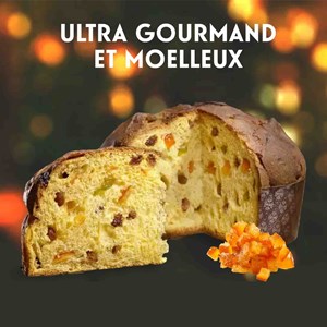 Panettone traditionnel 750g boîte métal voyage en sicile vergani