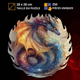 Dragon céleste - puzzle en bois
