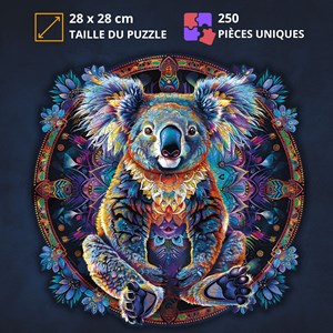Koala mandala- puzzle en bois