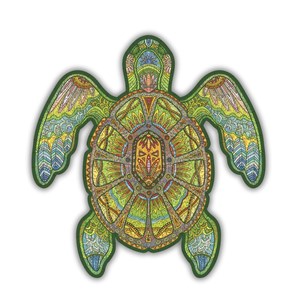 La tortue tropicale- puzzle en bois