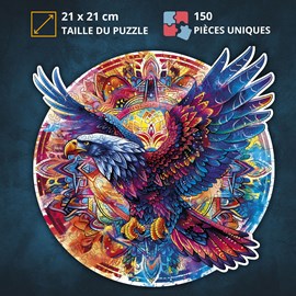 Aigle de la liberté- puzzle en bois