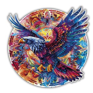 Aigle de la liberté- puzzle en bois