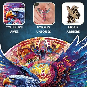 Aigle de la liberté- puzzle en bois