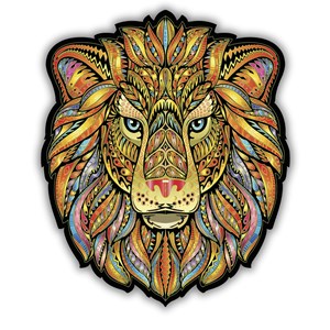 Le lion majestueux- puzzle en bois
