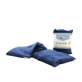 Bouillotte agriculture bio bleu foncé