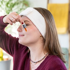 Coffret petit linge de bain – jaune