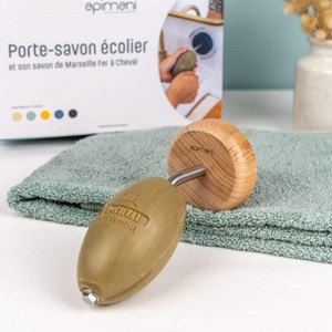 Coffret porte-savon écolier – naturel