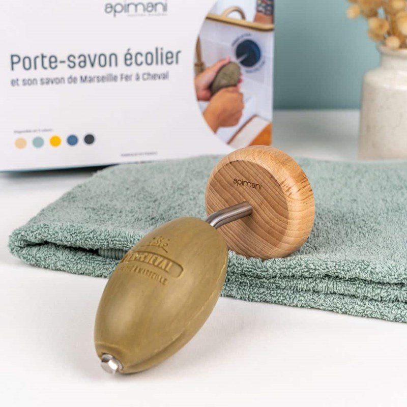 Coffret porte-savon écolier – naturel