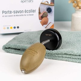 Coffret porte-savon écolier – noir