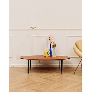 Table basse en bois et métal n°439