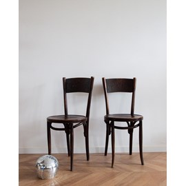 Paire de chaises en bois n°660