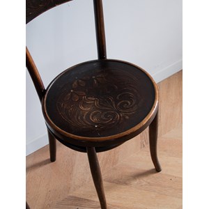 Paire de chaises en bois n°660