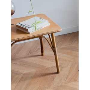 Léonie, la table basse en rotin n°267