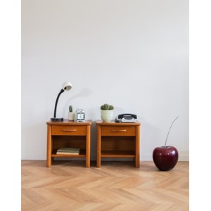 Maïa, la paire de chevets en bois n°245