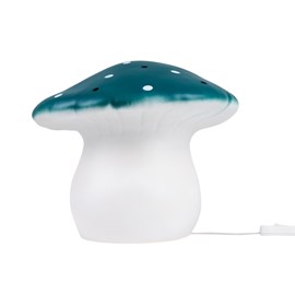 Lampe grand champignon bleu sarcelle