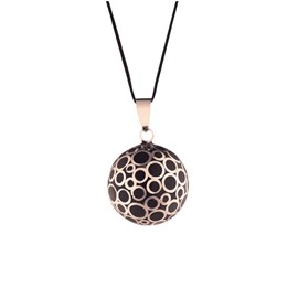 Bola de grossesse bulles - or rose