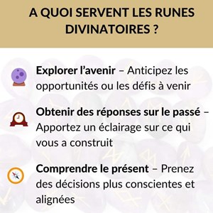Runes en améthyste