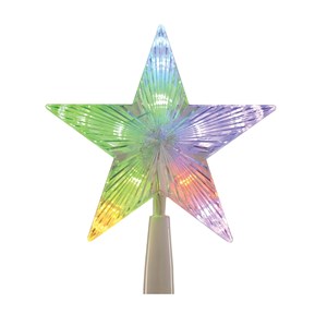 Etoile de sapin lumineuse - multicolore