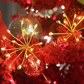 Guirlande 15 mini bouquets - blanc chaud