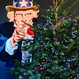 Guirlande boules lumineuses multicolore