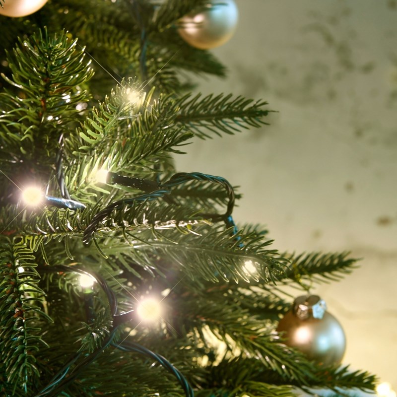 Guirlande lumineuse super brillante - 8m - blanc chaud