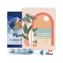 Broderie diamant - arche vers la me