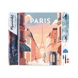 Broderie diamant paris 40x50 cm – k