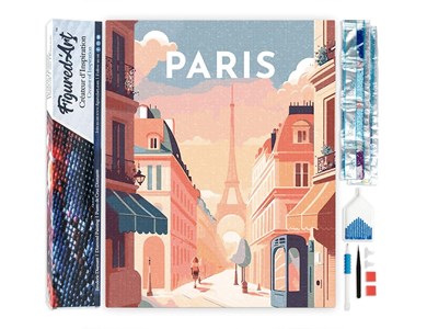Broderie diamant paris 40x50 cm – k