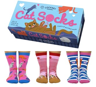 Coffret cadeau chaussettes chat – 3