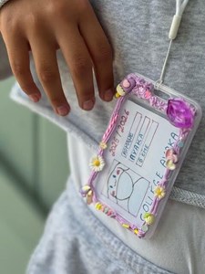 Kit kawaii porte badge diy – décode