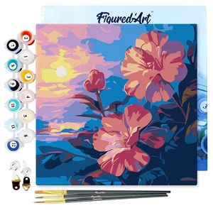 Mini peinture par numéros – hibiscu