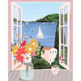 Peinture par numéros &nbsp;évasion flora