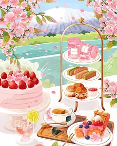 Peinture par numéros &nbsp;goûter sous l