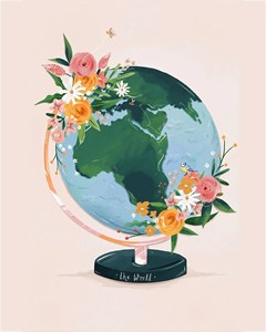 Peinture par numéros &nbsp;le monde en f