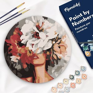 Peinture par numéro sur disque en b