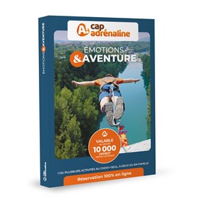 Coffret cadeau capadrenaline - émotions & aventure