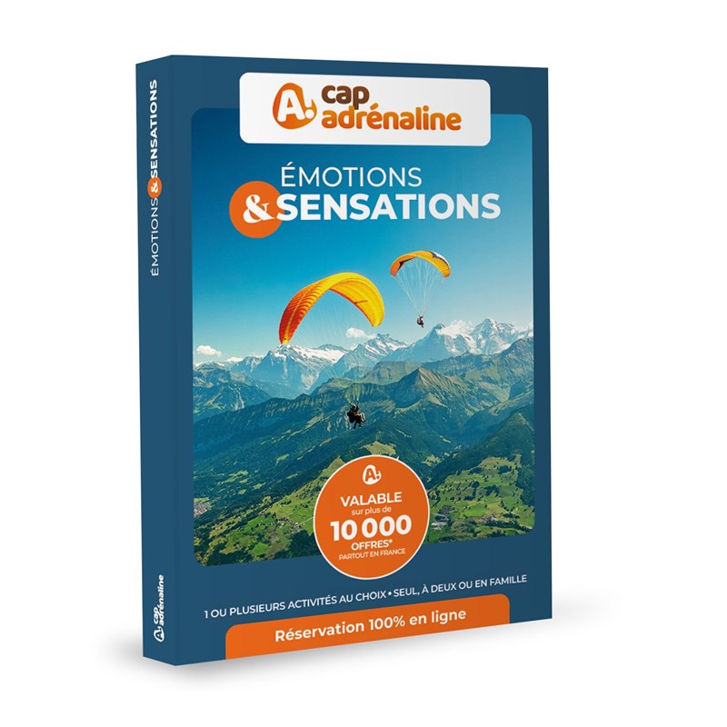 Coffret cadeau capadrénaline - émotions & sensations