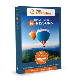 Coffret cadeau capadrénaline - émotions & frissons